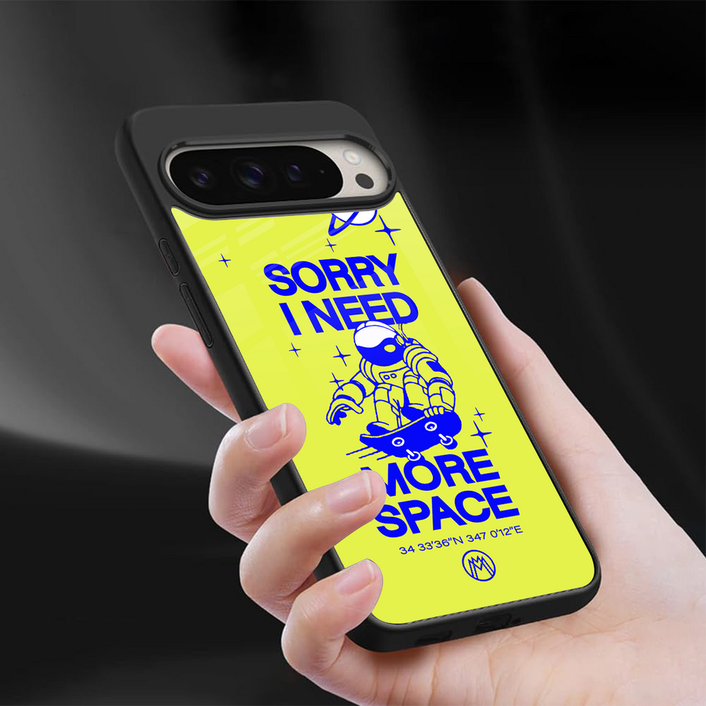 i need more space back phone cover | glass case for google pixel 9 pro
