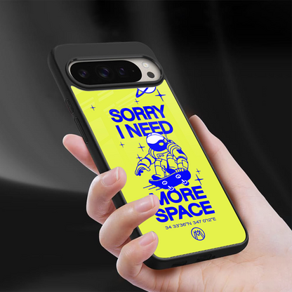 i need more space back phone cover | glass case for google pixel 9 pro xl