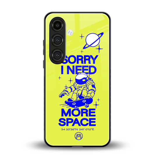 i need more space back phone cover | glass case for samsung galaxy s24 fe