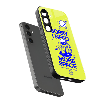 i need more space back phone cover | glass case for samsung galaxy s24 fe