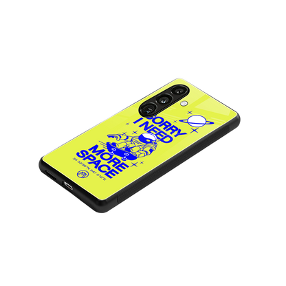 i need more space back phone cover | glass case for samsung galaxy s24 fe