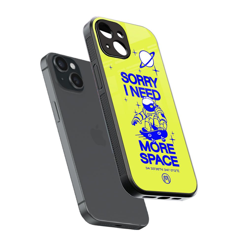 i need more space back phone cover | glass case for iphone 15
