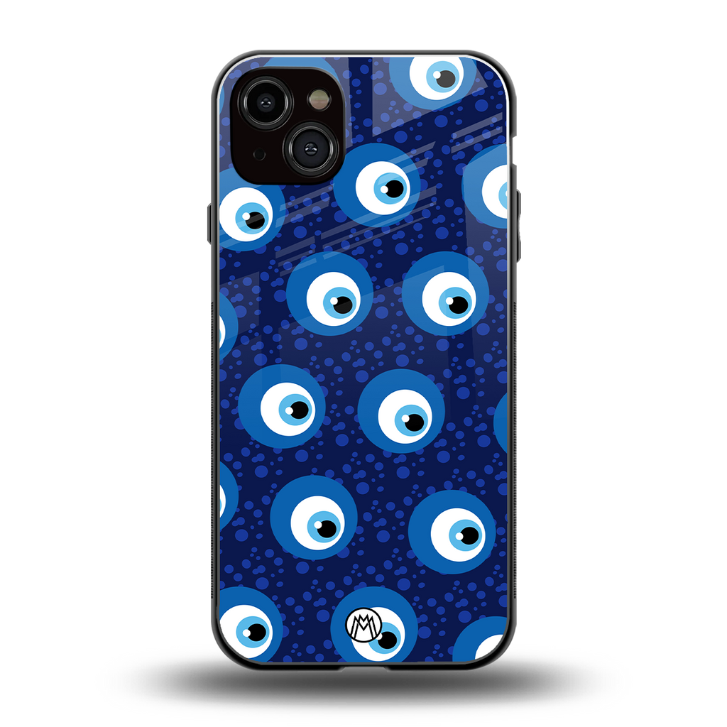 i see you back phone cover | glass case for iphone 15 plus
