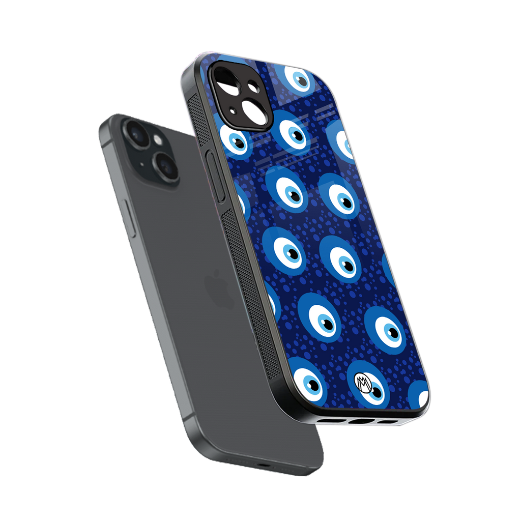 i see you back phone cover | glass case for iphone 15 plus