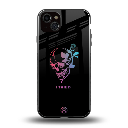 i tried back phone cover | glass case for iphone 14 plus