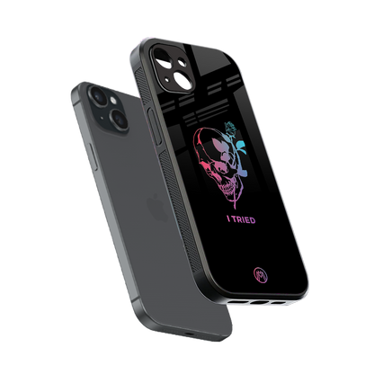 i tried back phone cover | glass case for iphone 14 plus