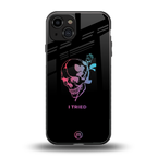 i tried back phone cover | glass case for iphone 15