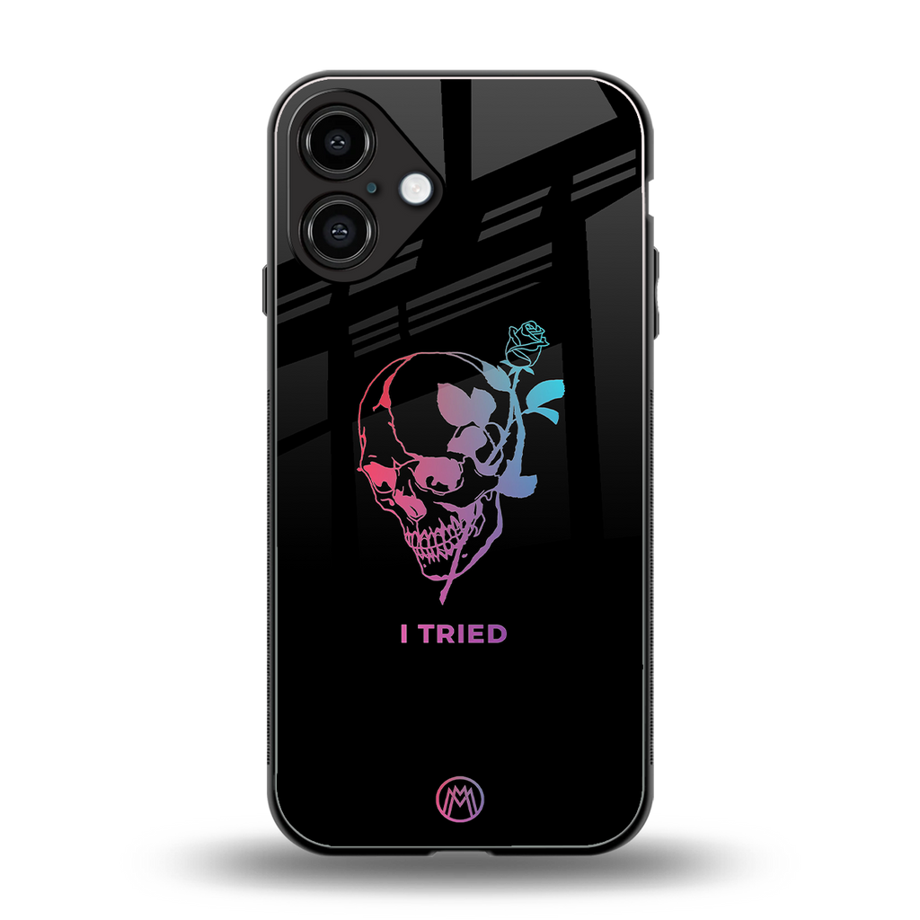 i tried back phone cover | glass case for iphone 16 plus