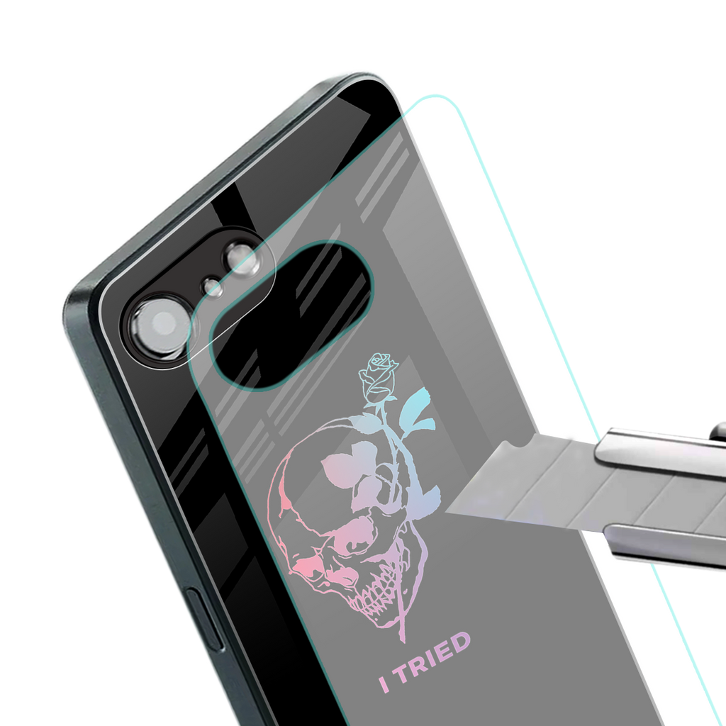 i tried back phone cover | glass case for iphone 16e
