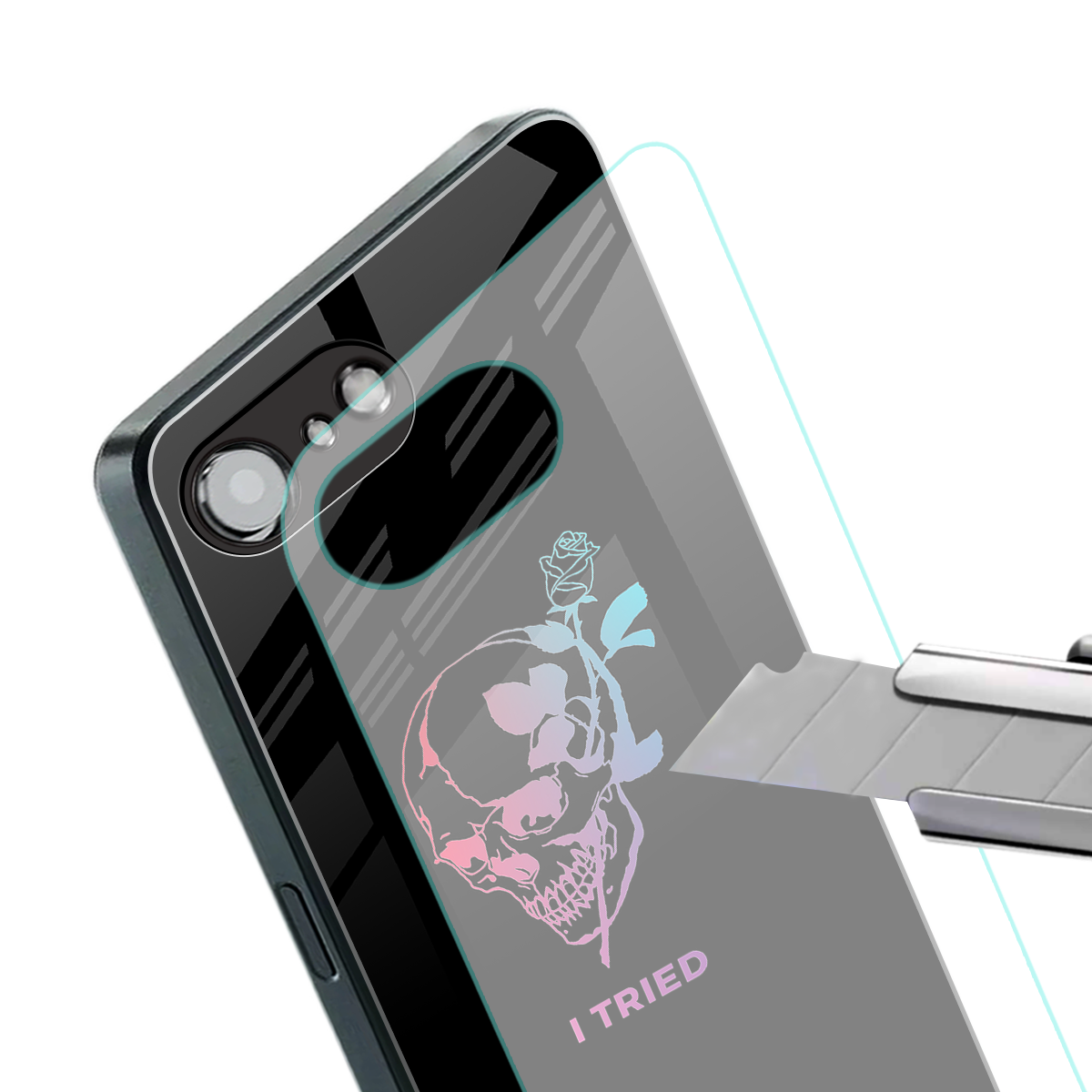 i tried back phone cover | glass case for iphone 16e