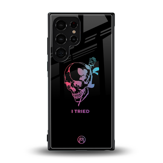 i tried back phone cover | glass case for samsung galaxy s23 ultra