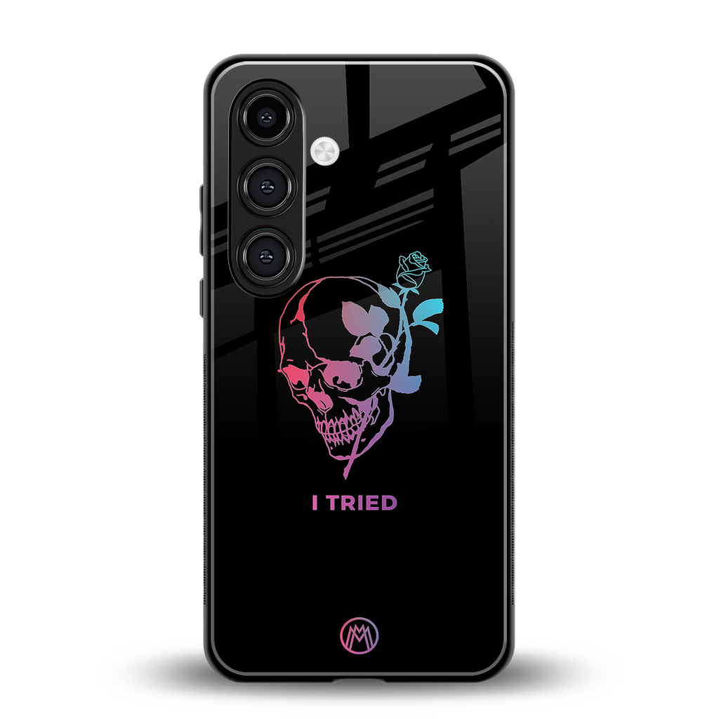 i tried back phone cover | glass case for samsung galaxy s24 plus
