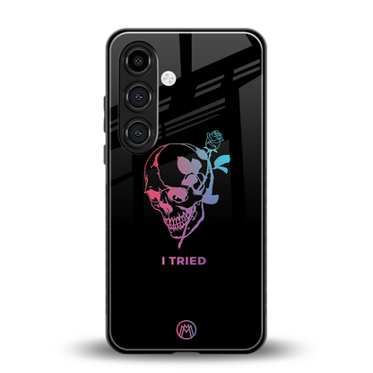 i tried back phone cover | glass case for samsung galaxy s24 fe