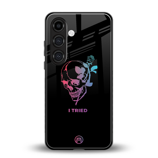 i tried back phone cover | glass case for samsung galaxy s24 fe