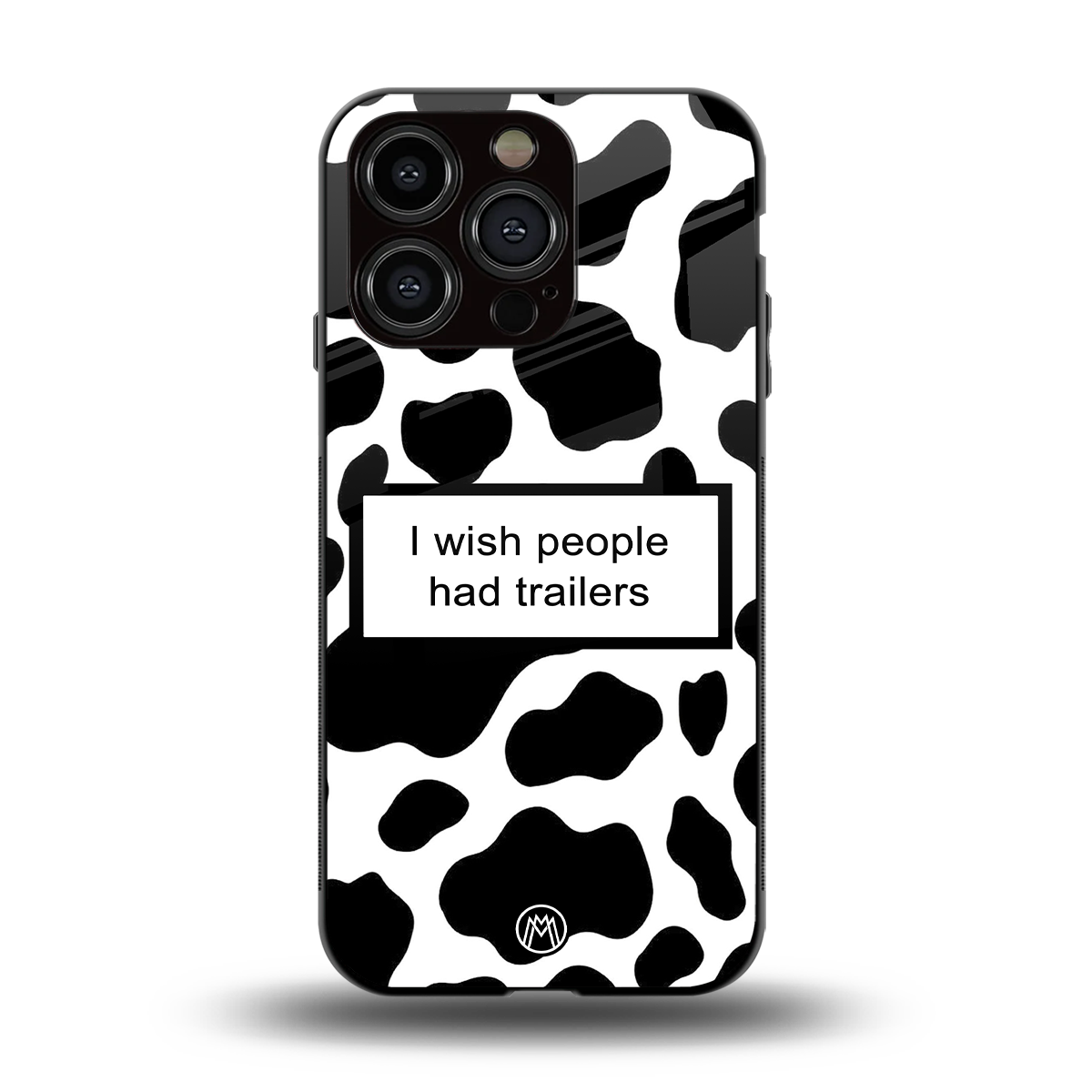 i wish people had trailers back phone cover | glass case for iphone 13 pro