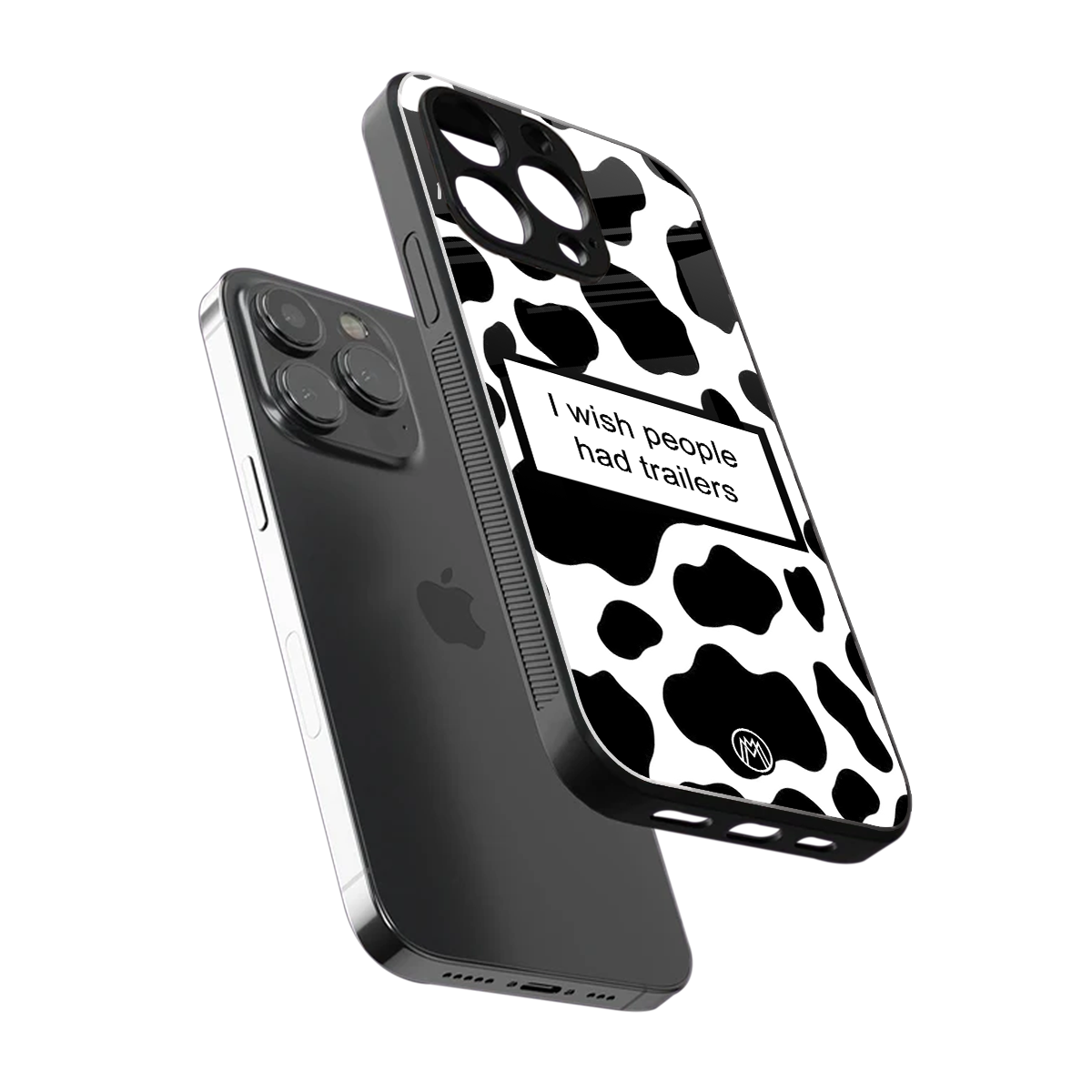 i wish people had trailers back phone cover | glass case for iphone 13 pro