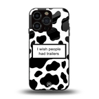 i wish people had trailers back phone cover | glass case for iphone 14 pro