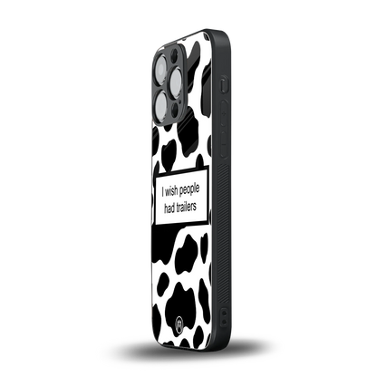 i wish people had trailers back phone cover | glass case for iphone 15 pro