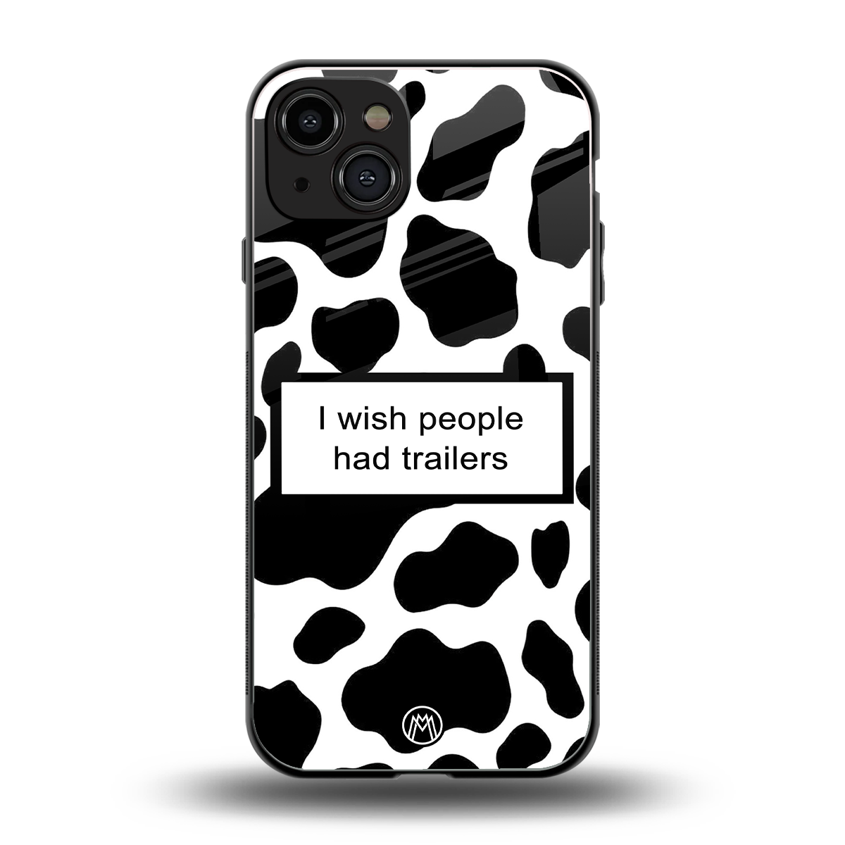 i wish people had trailers back phone cover | glass case for iphone 15