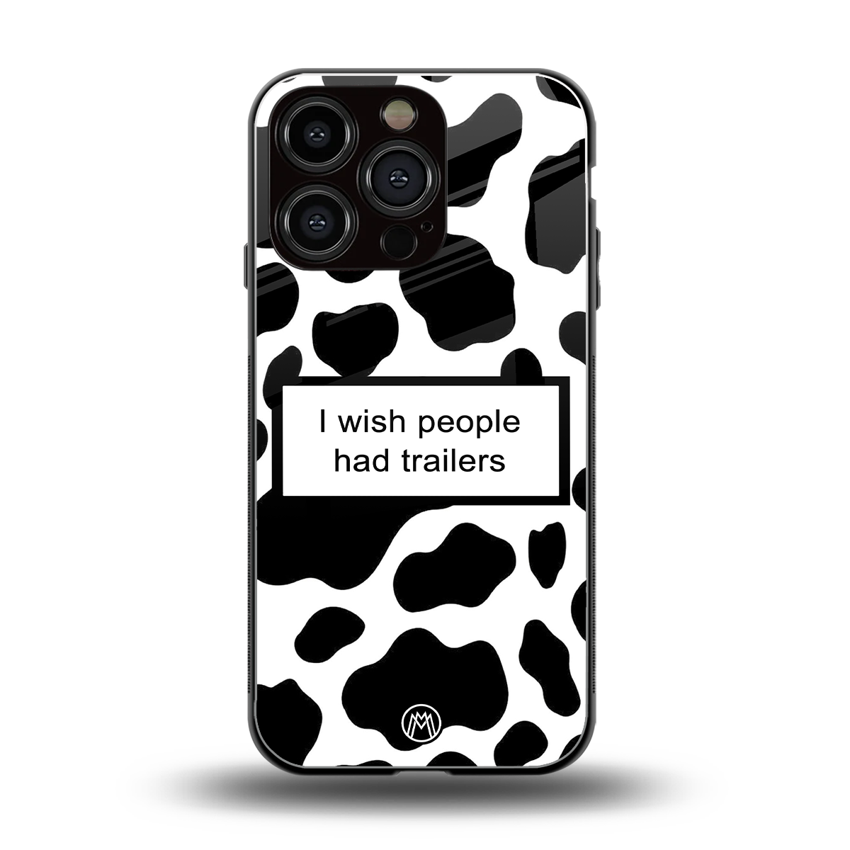 i wish people had trailers back phone cover | glass case for iphone 16 pro