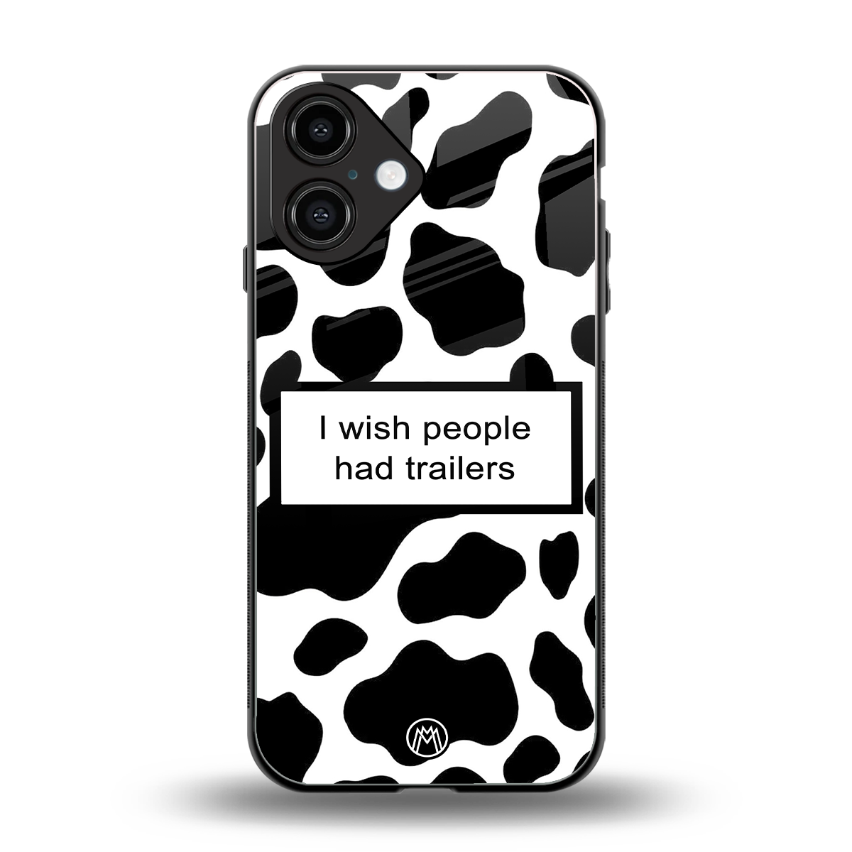 i wish people had trailers back phone cover | glass case for iphone 16