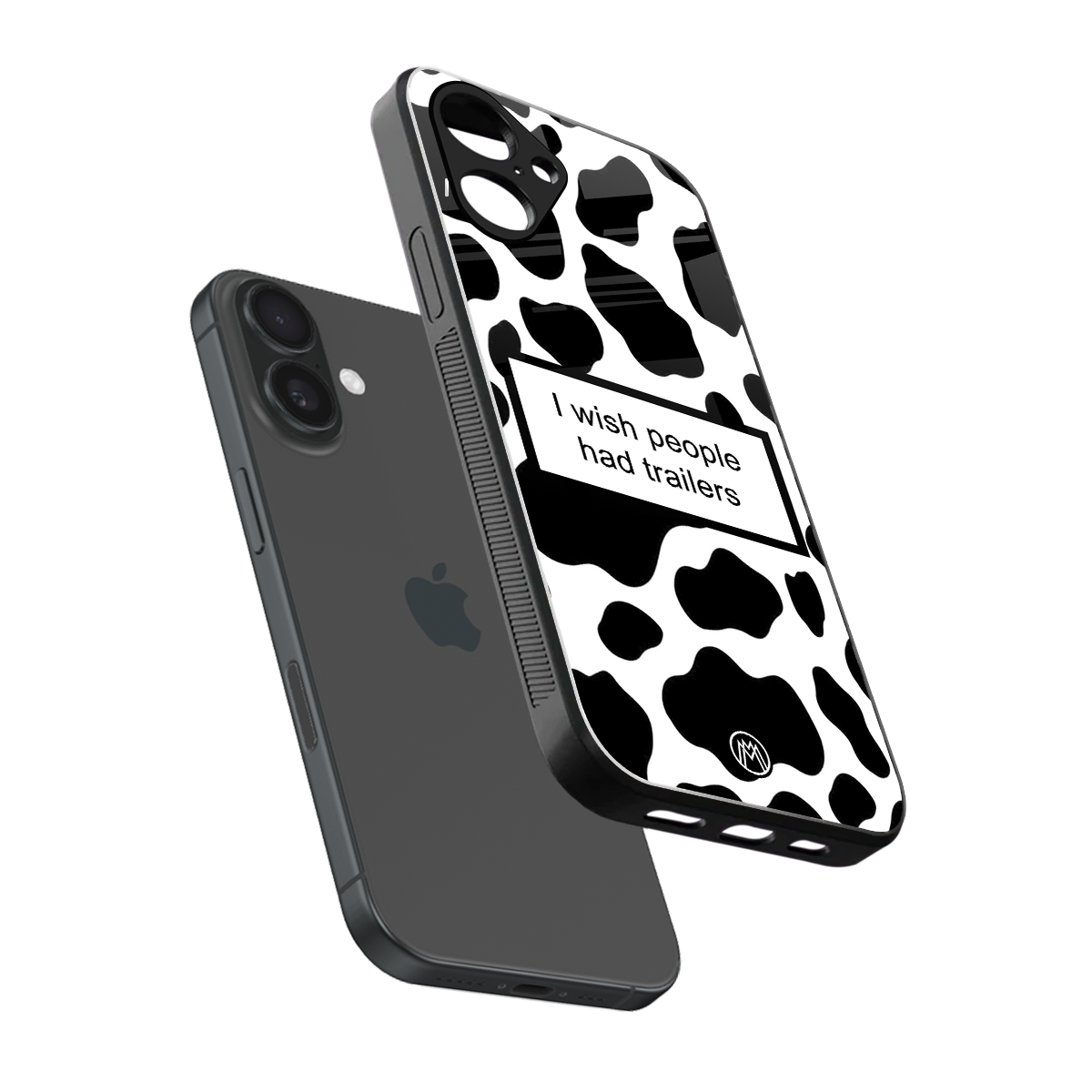 i wish people had trailers back phone cover | glass case for iphone 16