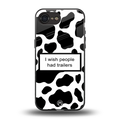 i wish people had trailers back phone cover | glass case for iphone 16e