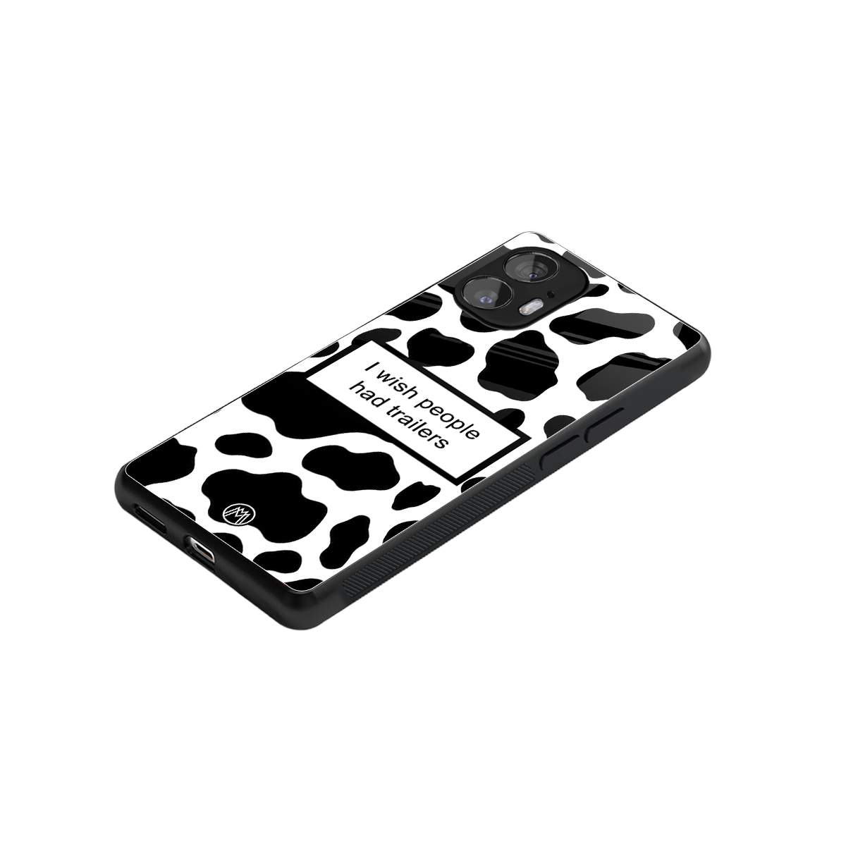 i wish people had trailers back phone cover | glass case for nothing phone 2