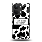 i wish people had trailers back phone cover | glass case for oneplus nord 3