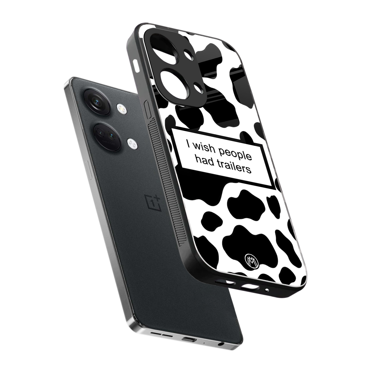 i wish people had trailers back phone cover | glass case for oneplus nord 3