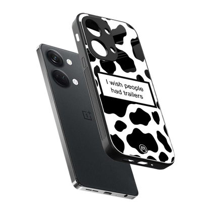 i wish people had trailers back phone cover | glass case for oneplus nord 3