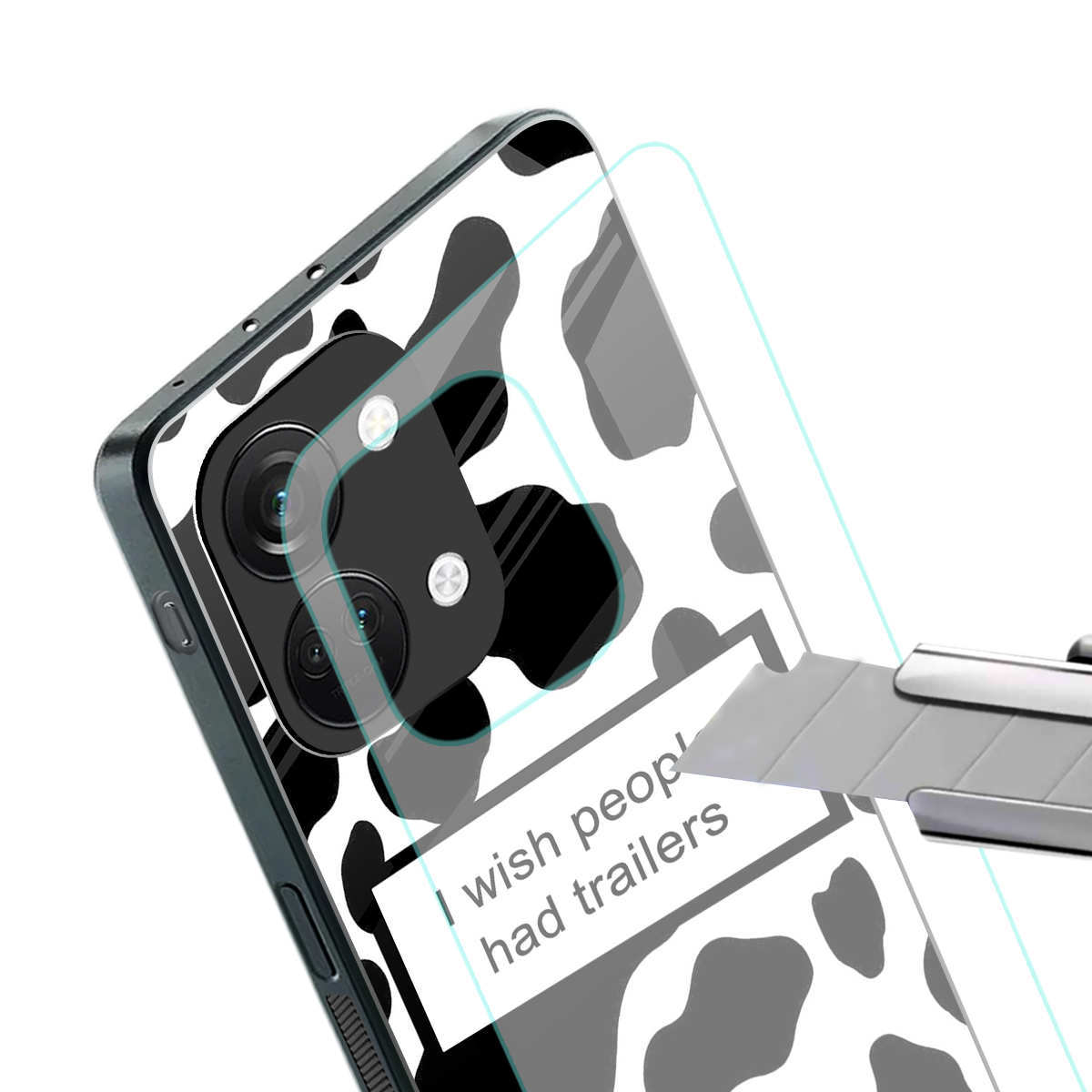 i wish people had trailers back phone cover | glass case for oneplus nord 3
