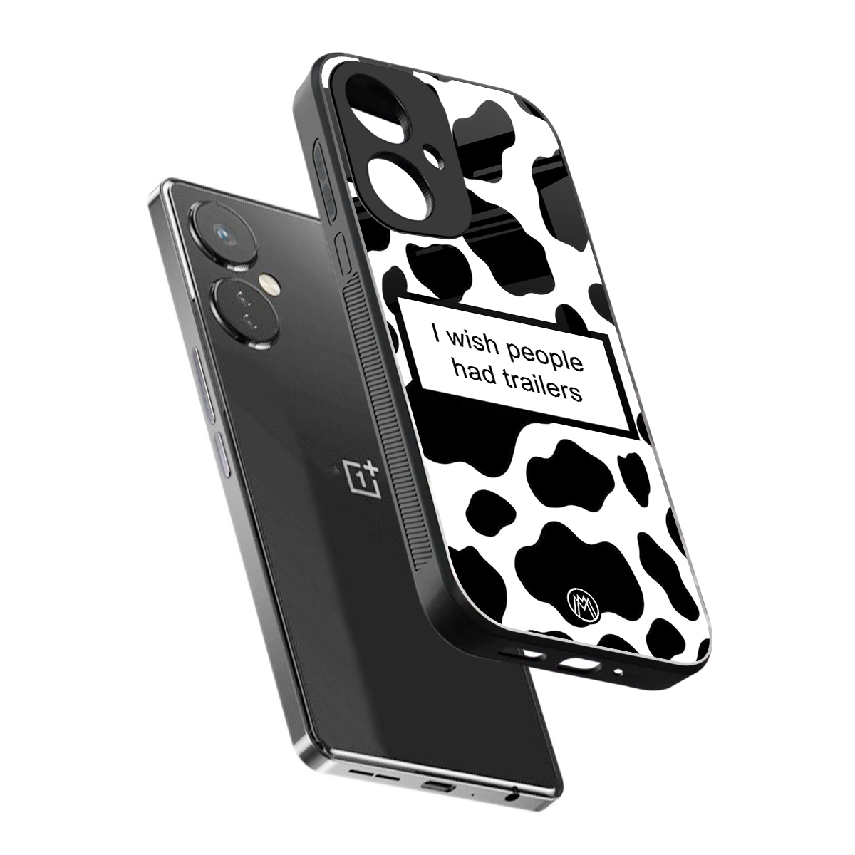 i wish people had trailers back phone cover | glass case for oneplus nord ce 3