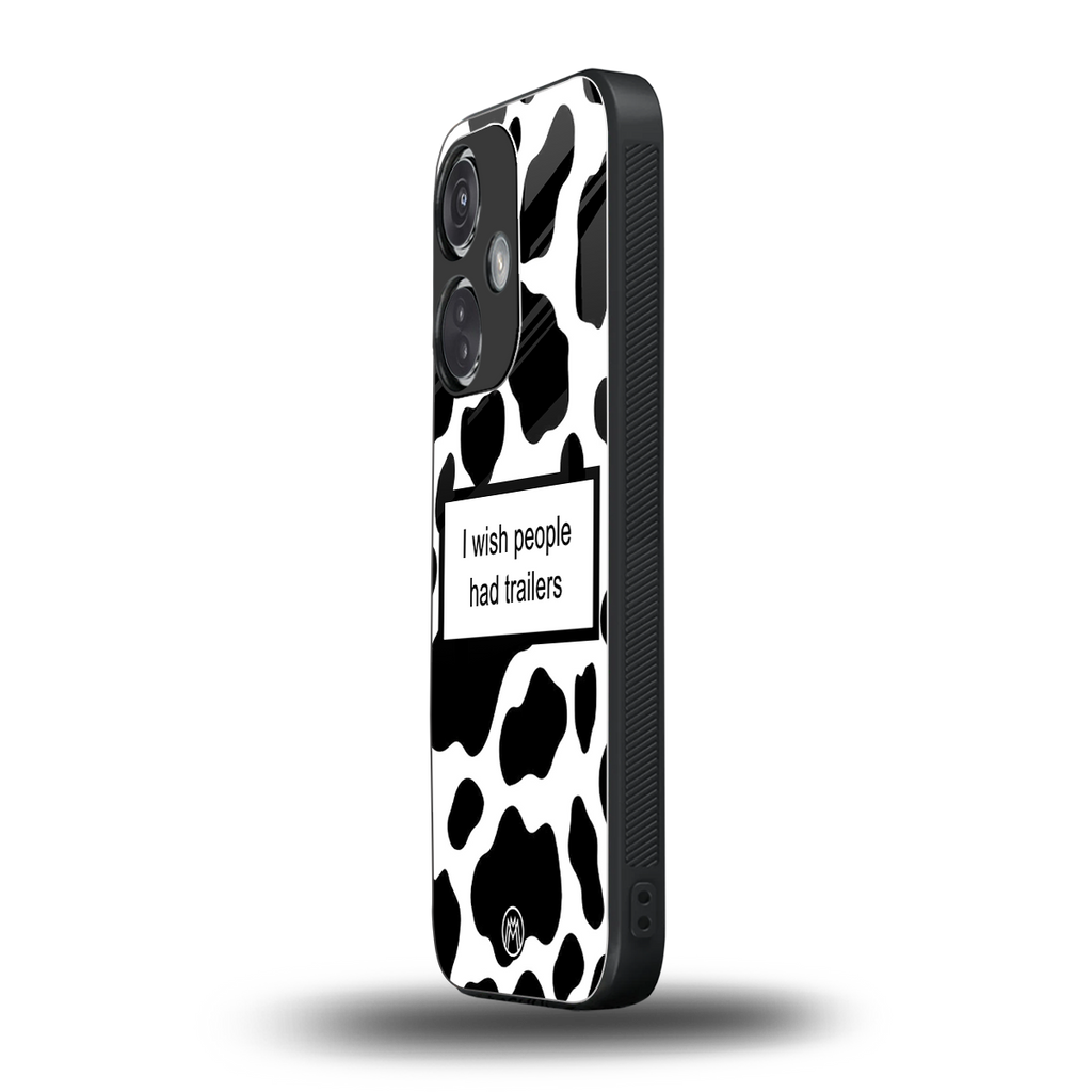 i wish people had trailers back phone cover | glass case for oneplus nord ce 3