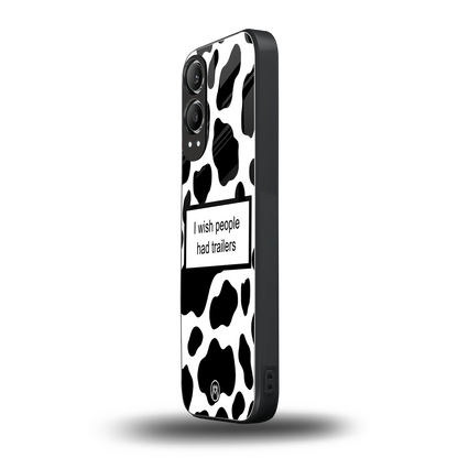 i wish people had trailers back phone cover | glass case for oneplus nord ce 4 lite