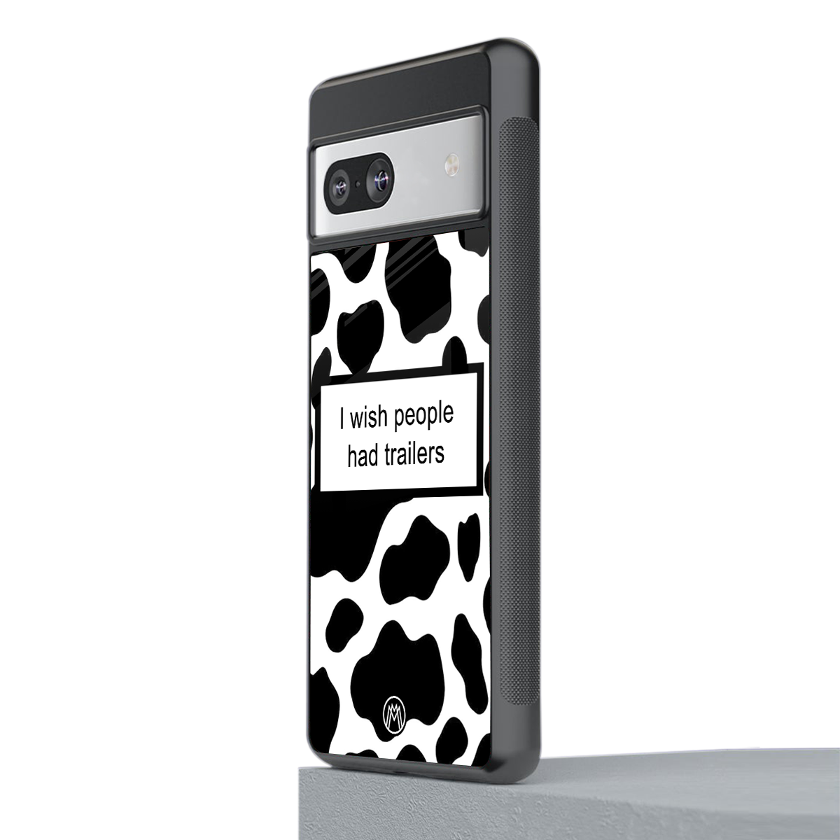 i wish people had trailers back phone cover | glass case for Google Pixel 7