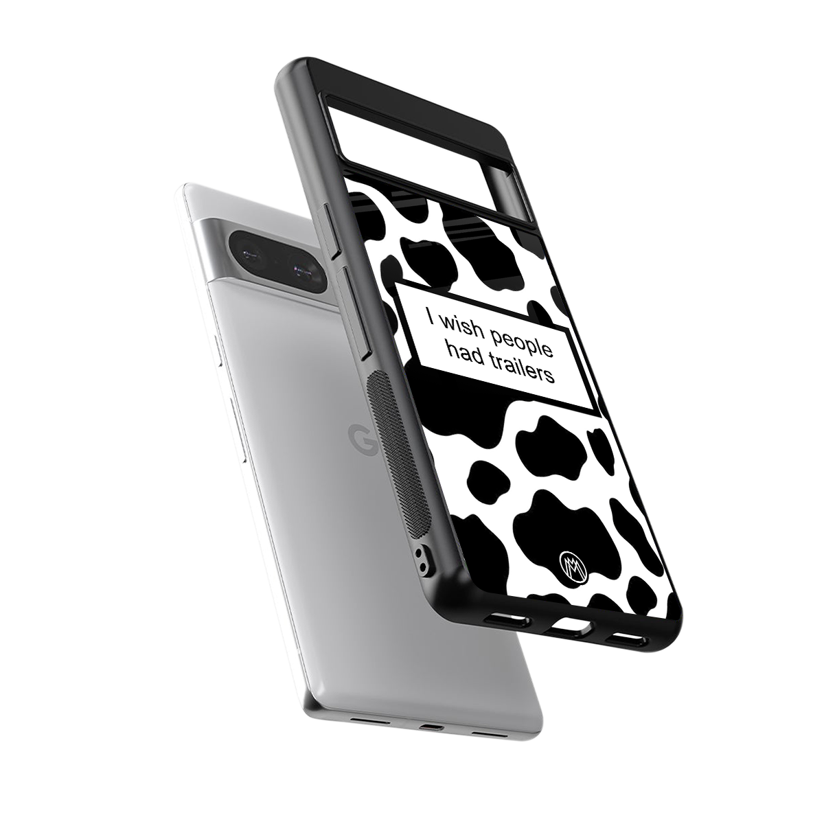 i wish people had trailers back phone cover | glass case for Google Pixel 8
