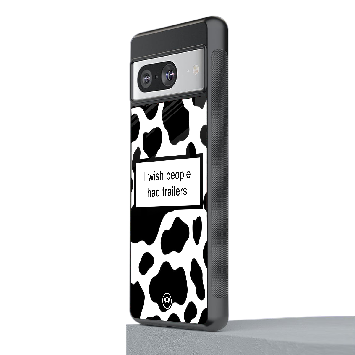 i wish people had trailers back phone cover | glass case for Google Pixel 8