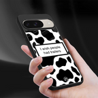 i wish people had trailers back phone cover | glass case for google pixel 9