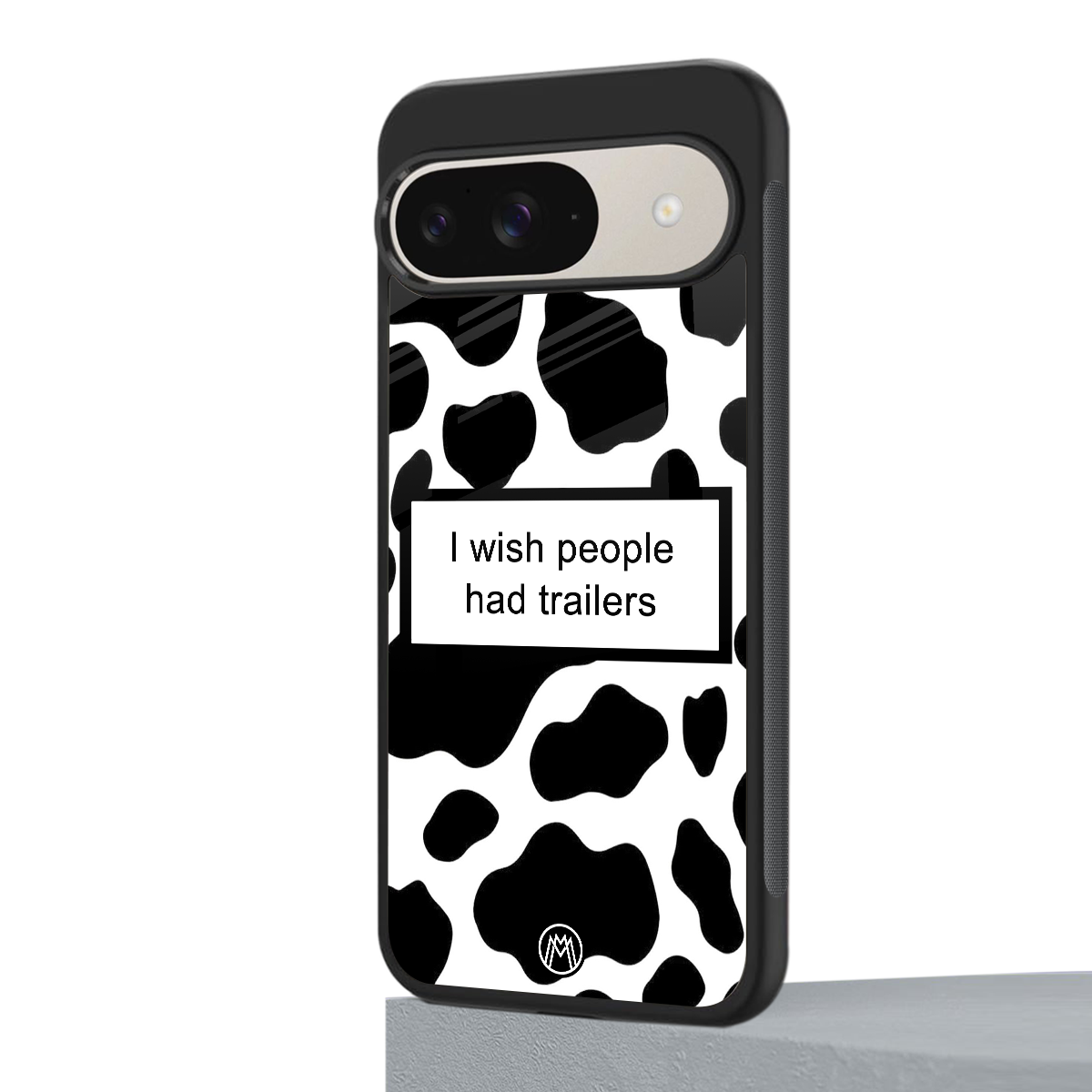 i wish people had trailers back phone cover | glass case for google pixel 9