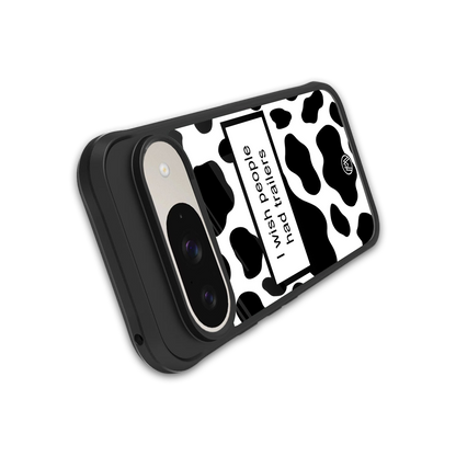 i wish people had trailers back phone cover | glass case for google pixel 9