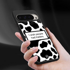 i wish people had trailers back phone cover | glass case for google pixel 9 pro