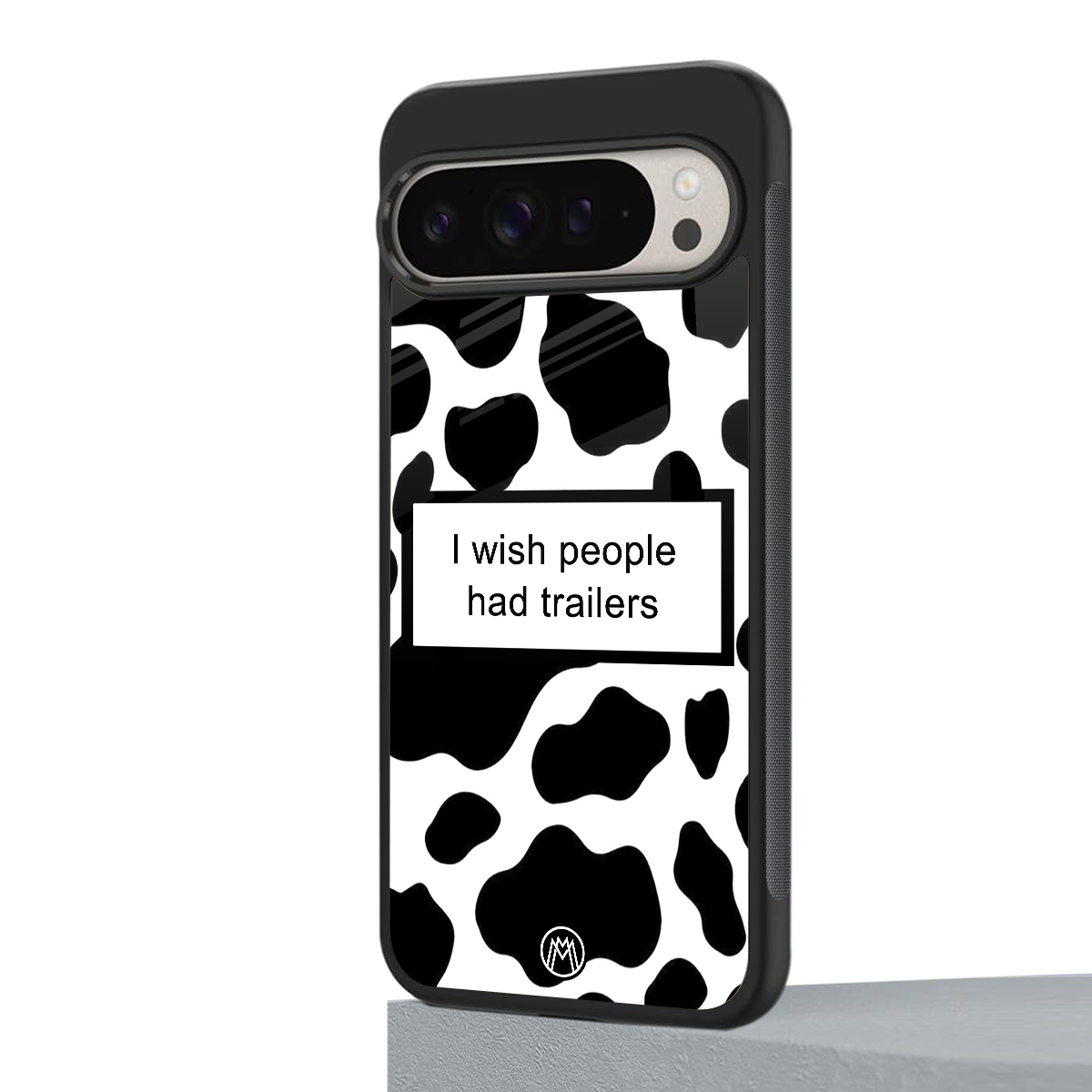 i wish people had trailers back phone cover | glass case for google pixel 9 pro