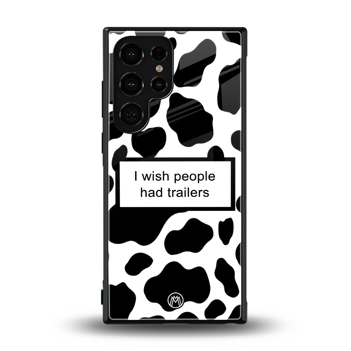 i wish people had trailers back phone cover | glass case for samsung galaxy s23 ultra