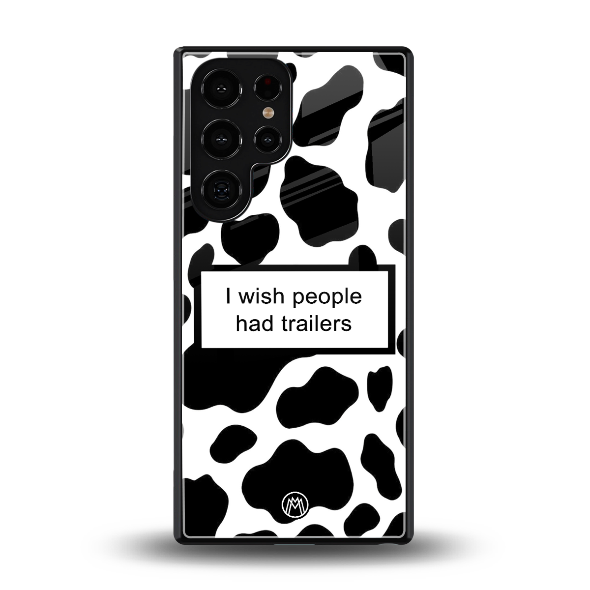 i wish people had trailers back phone cover | glass case for samsung galaxy s25 ultra