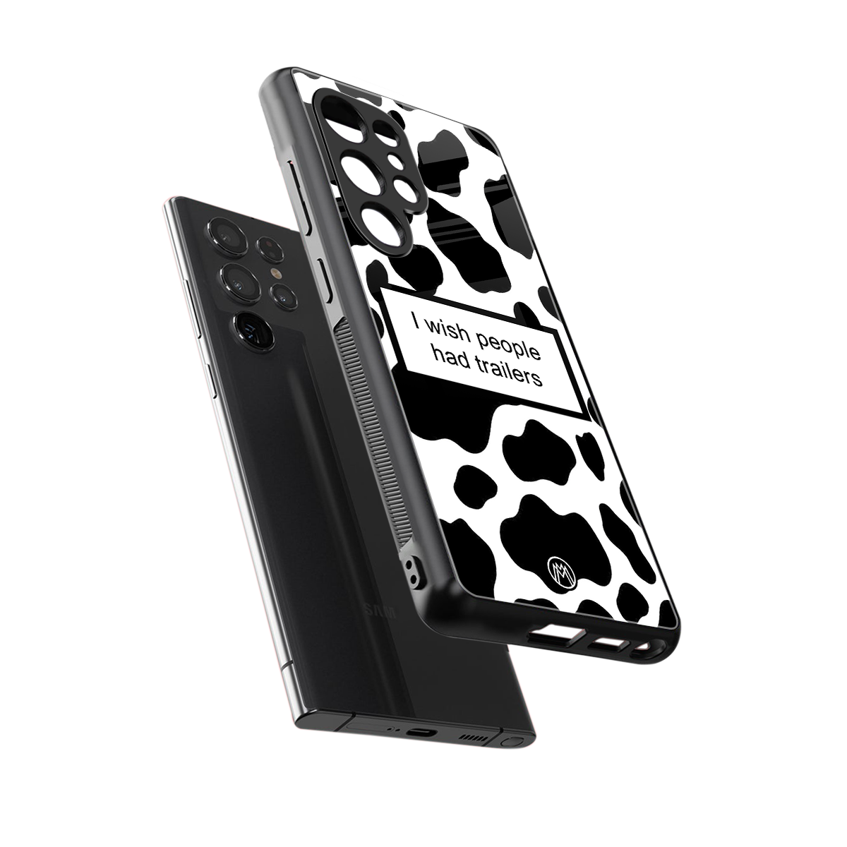 i wish people had trailers back phone cover | glass case for samsung galaxy s25 ultra