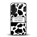 i wish people had trailers back phone cover | glass case for samsung galaxy s23 plus