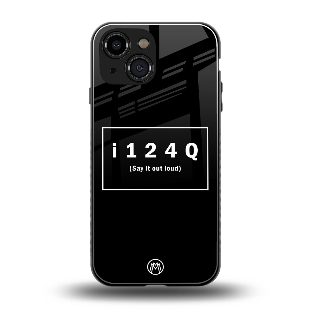 i124q back phone cover | glass case for iphone 13 mini