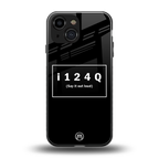 i124q back phone cover | glass case for iphone 13 mini
