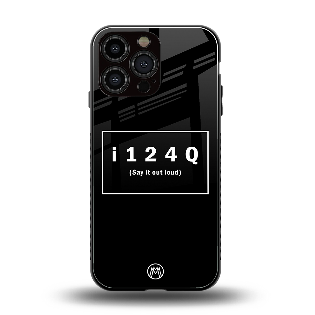i124q back phone cover | glass case for iphone 13 pro max